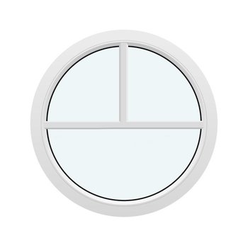 Pyöreät kiinteät ikkunat (Ei avattavat)
