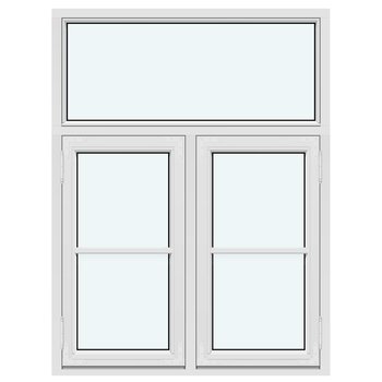 Perinteiset sivusaranoidut yhdistelmäikkunat (Kiinteä ja avattava, ulosaukeavat)